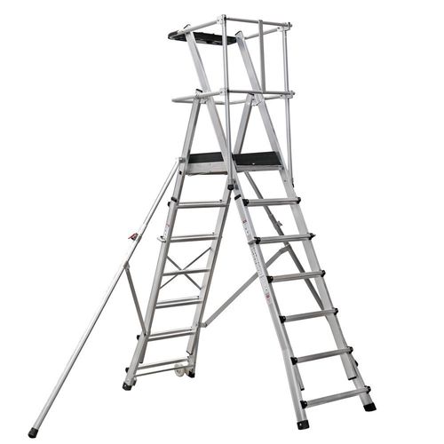 アルミニウムはしご - AO134  - CAGSAN  LADDERS - 伸縮自在 / プラットフォーム / 安全用