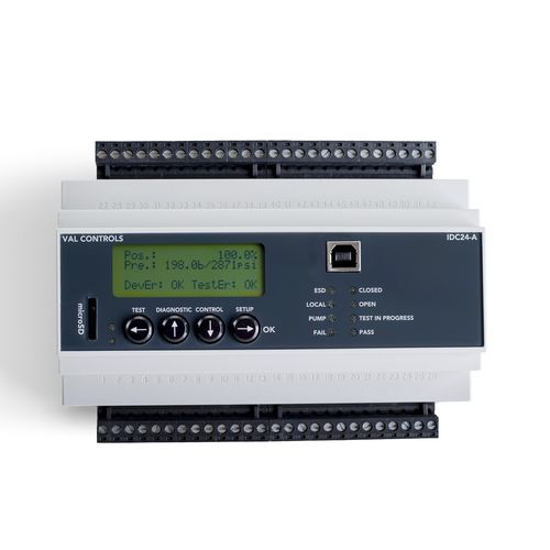 デジタル弁制御装置 - IDC24-A series - Val Controls A/S - 防爆 / ボール / 電動式