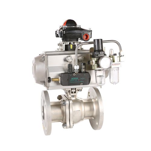 ボールバルブ - Q641F-16P - Yongkang Yonlin Industry & Trade Co.,Ltd Yongkang Lianggong Valve Co., Ltd. - 空圧式 / 制御 / フランジ取り付け