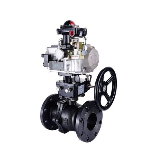 ボールバルブ - Q641F-16C - Yongkang Yonlin Industry & Trade Co.,Ltd Yongkang Lianggong Valve Co., Ltd. - 空圧式 / 制御 / フランジ取り付け