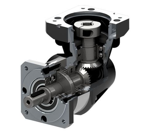 直交軸歯車減速機 - WPF215 - Newstart Planetary Gear Boxes Co.,Ltd. - 中実軸 / フランジ取付形 / フランジ取り付け