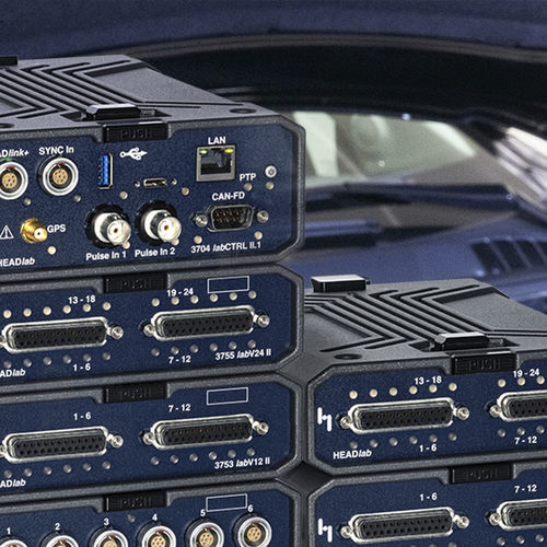 振動データ取り込みシステム - HEADlab II - HEAD acoustics GmbH - 音 / モジュール式 / 硬化