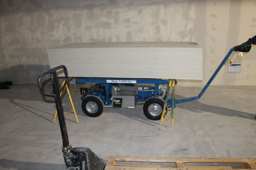 電動式自動台車 - Ergomover Lift+Go - GMV Handling A/S - 2軸 / 工事現場用 / 重荷重用