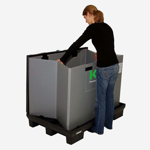 プラスチック製パレットボックス - 2000 SmartFix® series - KTP Kunststoff Palettentechnik - 貯蔵用 / 自動車産業用 / 製薬用途