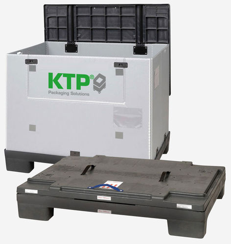 プラスチック製パレットボックス - Super Quad Box SmartFix® - KTP Kunststoff Palettentechnik - 輸送用 / 折り畳み式 / 積み重ね式