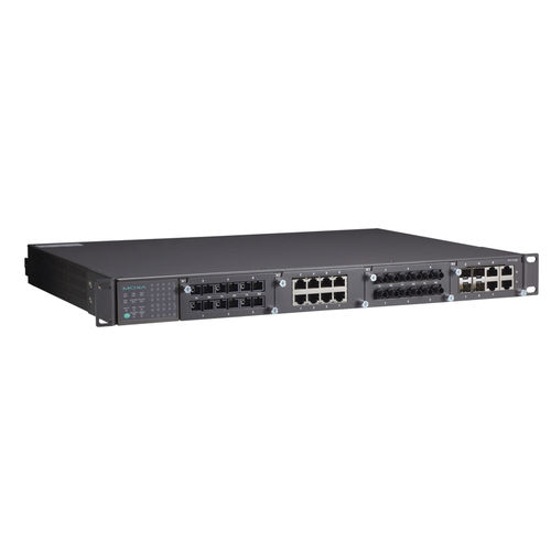 マネージドスイッチ - PT-7728-PTP series - Moxa Europe - 64ポート / 超堅牢