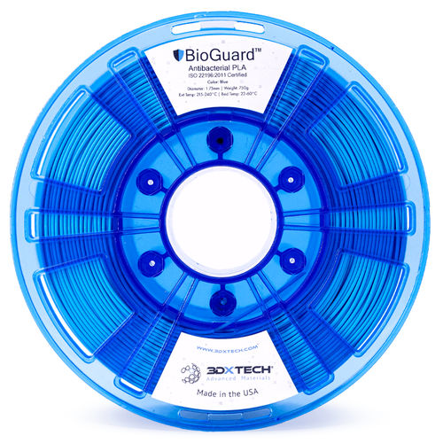 3Dプリンター用PLAフィラメント - BioGuard™  - 3DXtech - 1,75 mm / 2,85 mm / 黒色