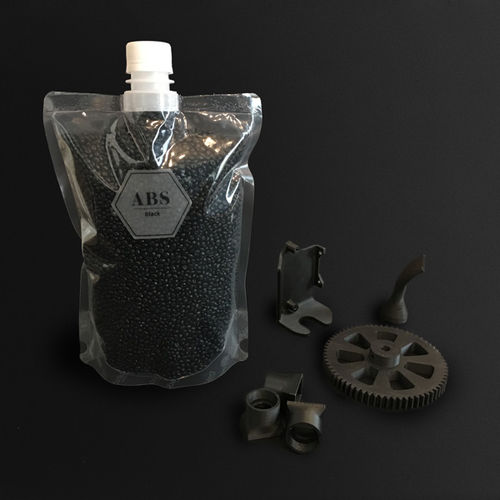 ABS樹脂製3Dプリンタ用ぺレット - Pollen - 黒色
