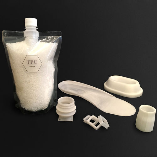 TPU3Dプリンタ用ぺレット - Pollen - 白色