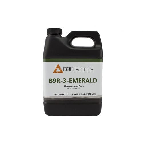 ポリマー3Dプリンタ用樹脂 - B9R-3-Emerald - B9Creations - 緑 / 産業用