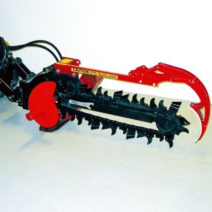 チェーントレンチャー - 870260 - Norcar-BSB Ab Oy - トラクター設置式 / ローダー用