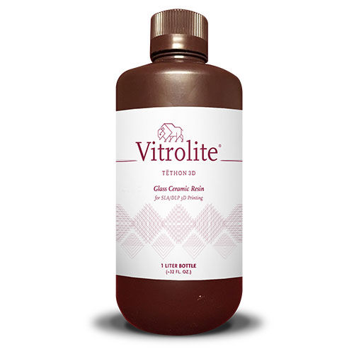 ポリマー3Dプリンタ用樹脂 - Vitrolite® - Tethon3D - セラミック製 / 白色 / 産業用