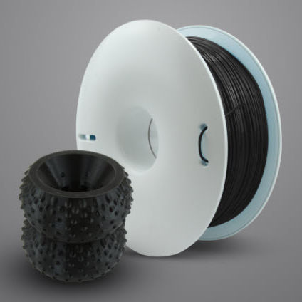 3Dプリンター用PLAフィラメント - FIBERFLEX 40D - Fiberlogy - 1,75 mm / 2,85 mm / 黒色