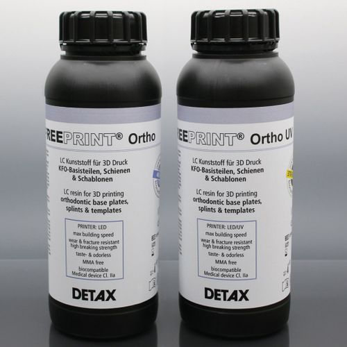 ポリマー3Dプリンタ用樹脂 - Freeprint® ortho series - DETAX - 歯科用 / 医療用