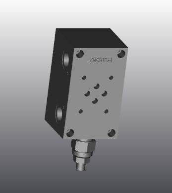 4チャンネルマニホールド - ES3B38Z - EUROFLUID HYDRAULIC SRL - 鋳鉄製 / 油圧式 / Cetop 3