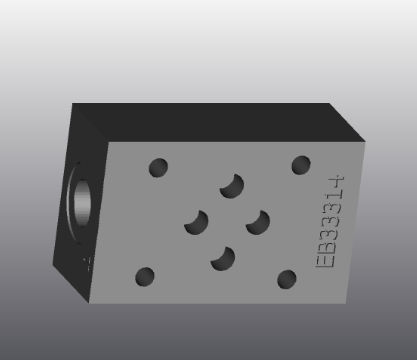 4チャンネル油圧用ブロックマニホールド - EB373 - EUROFLUID HYDRAULIC SRL - 鋳鉄製 / Cetop 3