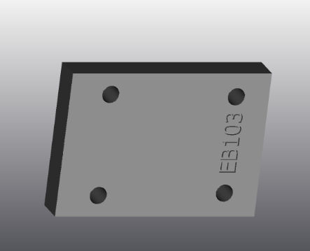 鋳鉄製支持プレート - EB103 - EUROFLUID HYDRAULIC SRL - 長方形 / Cetop 3 / 油圧式