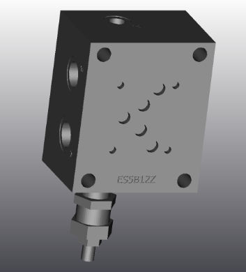 4チャンネルマニホールド - ES5B12Z - EUROFLUID HYDRAULIC SRL - 鋳鉄製 / Cetop 5