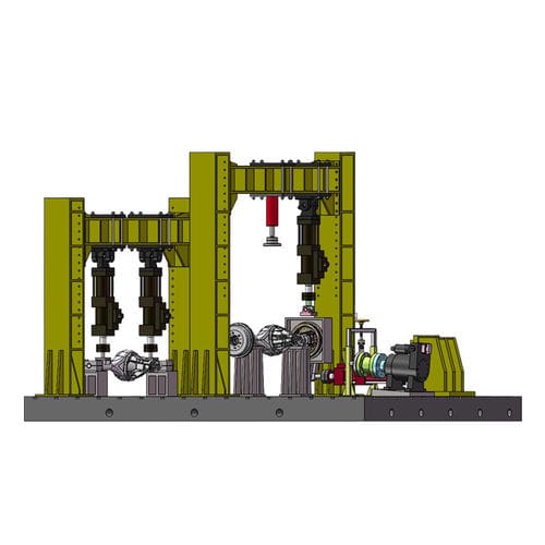 疲労試験機 -  HSTPLW - 1000  - Jinan Hensgrand Instrument Co.,Ltd - バネ用 / 自動車サスペンション部品用 / 電動油圧