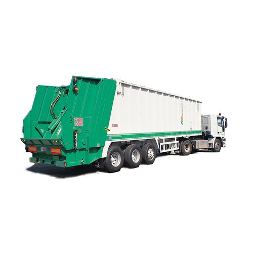 廃棄物用セミ トレーラー - SMR-MAC - Fratelli Mazzocchia S.p.A - 4軸 / 牽引式 / 激しい使用に耐える