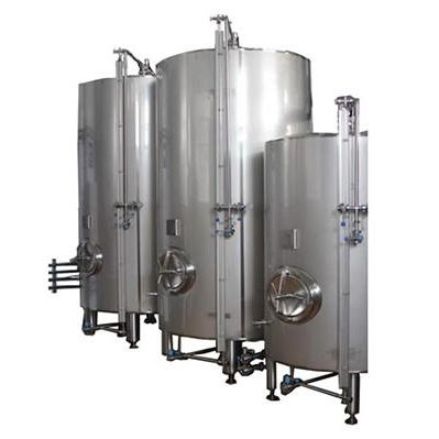 オイルタンク - Shenzhen J&D Drinking Water equipment Co Ltd - ビール用 / 円筒形 / 発酵用