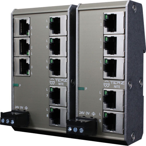 アンマネージドスイッチ - NITE-RF series - TERZ Industrial Electronics GmbH - 8 ポート / 5 ポート / ProfiNet