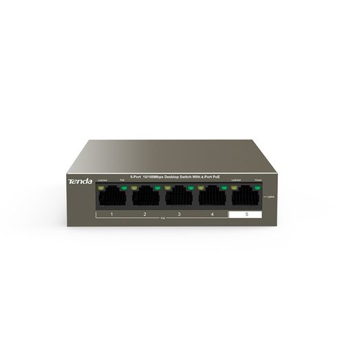 管理型イーサネットスイッチ - TEF1105P-4-63W - Shenzhen Tenda Technology Co.,Ltd. - 5 ポート / オフィス用 / PoE