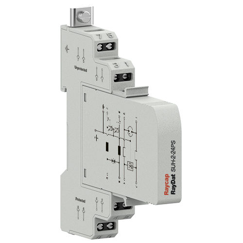 電源用避雷器 - RayDat SUH-2 PS - Raycap - データおよび通信トランスミッション回線用 / モジュラー / ガス放出