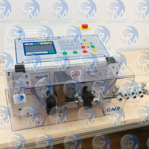 ケーブル切断およびストリッピングマシン - GM8 - GM AUTOMAZIONI - ブレード / 電動式 / プログラム可能