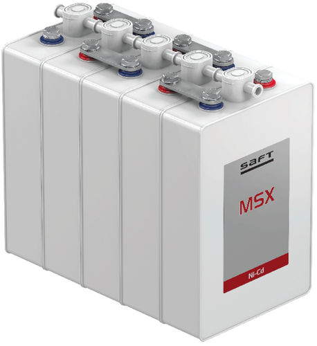ニッケルカドミウムバッテリー - MRX - SAFT - ブロック / 非常電源用 / ISO
