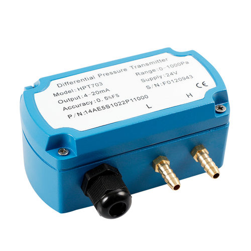 差圧力トランデューサー - HPT703  - Holykell - 4-20 mA / ジャンクションボックス / 24VDC