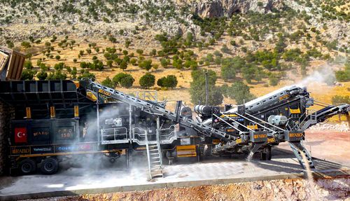 打撃破砕・スクリーニングプラント - PRO-150 - Fabo Crushing Screening & Concrete Plants - 移動型 / 大容量 / 石灰石用