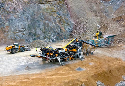 円錐形クラッシャ－ - MCC-200 - Fabo Crushing Screening & Concrete Plants - 移動型 / ミネラル素材用
