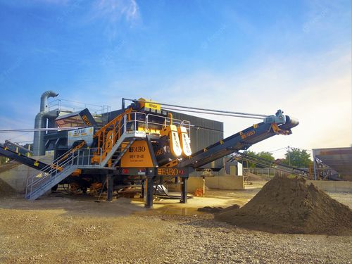洗浄機ふるい機 - MEY-1645 SAND - Fabo Crushing Screening & Concrete Plants - 移動式 / 振動 / バルク材用