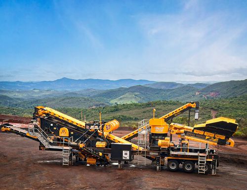 円錐形破砕・スクリーニングプラント - MCC 300 series - Fabo Crushing Screening & Concrete Plants - 移動型 / 大容量 / 石