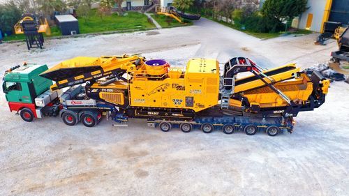 円錐形破砕・スクリーニングプラント - FTC-200S - Fabo Crushing Screening & Concrete Plants - 移動型 / クローラー式 / 石