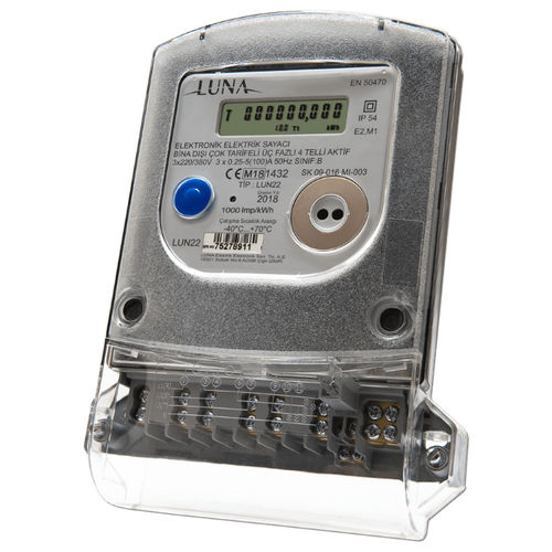 三相電力量計 - LUN22 - Luna Elektrik - 壁取り付け式 / 50 Hz / 液晶ディスプレイ