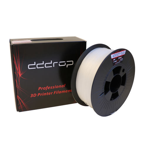 3Dプリンター用PPフィラメント - dddrop - 1,75 mm / 白色 / 透明