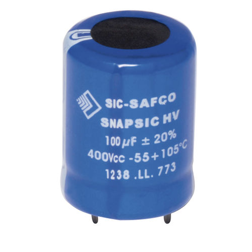 高電圧コンデンサ - SNAPSIC HV - EXXELIA - 電解 / 円筒 / フィルタリング