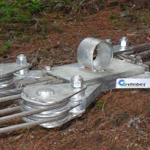 スチール製くさびクランプ - greifenberg teleferiche