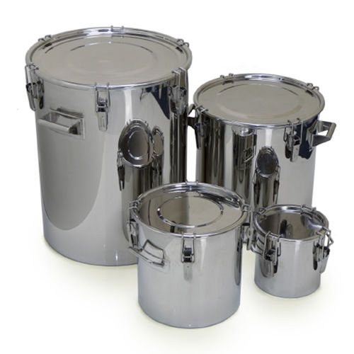 ステンレススチール製缶型容器 - A926 series - Sampling Systems Ltd - 総開口式 / 取っ手付き / 大幅開口