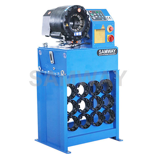 液圧ホース用圧着機 - P32D - WUXI SAMWAY CO.,LTD - 自動 / 油圧式 / PLC制御