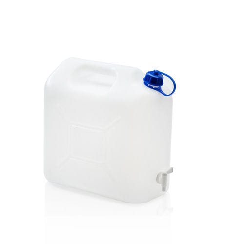 HDPEガソリン容器 - 951270 - TBA plastové obaly s. r. o. - 長方形 / 食品産業用 / 取っ手付き