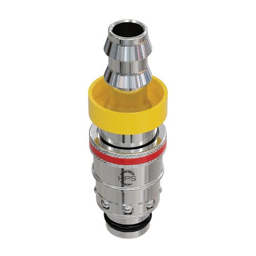 プッシュロック接続部品 - HPS International - 油圧式 / ニッケル真鍮製 / ホース用
