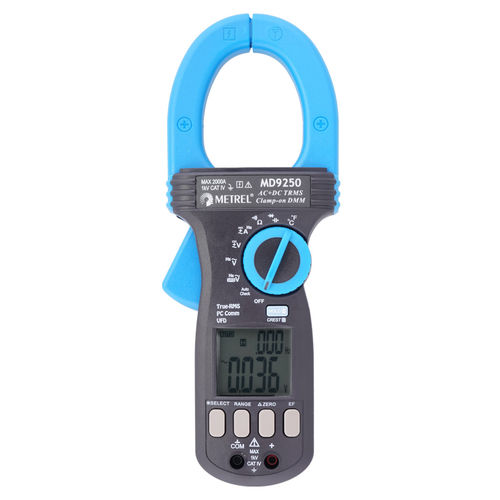 デジタルクランプマルチメーター - MD 9250 - METREL - 携帯型 / 1000 V / 2000 A