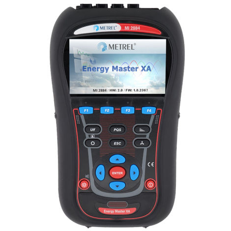 監視用分析器 - MI 2884 Energy Master XA - METREL - 電気回路網用 / 電力品質 / 手持ち式