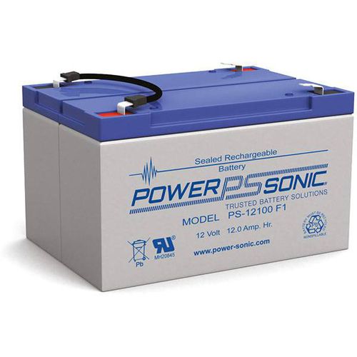 VRLAバッテリー - PS-12100 - Power-Sonic - 長方形 / 12ボルト / 無停電電源装置用
