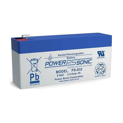 VRLAバッテリー - PS-832 - Power-Sonic - 長方形 / 無停電電源装置用 / 医療用