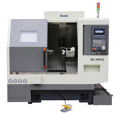 CNC旋盤 - SC-46YL2 - Shenzhen Sowin Precision Machine Tool Co., Ltd - 横型 / 3軸 / 汎用