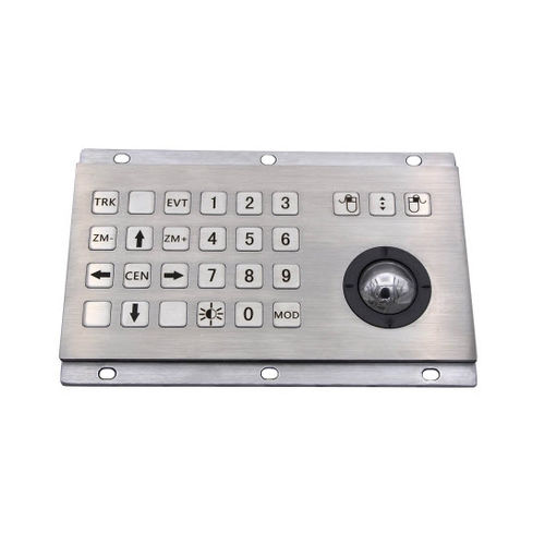 パネル設置用キーボード - D-8316 - ShenZhen DAVO Electronics Co., Ltd - メカニカルキー / トラックボール付き / 産業用